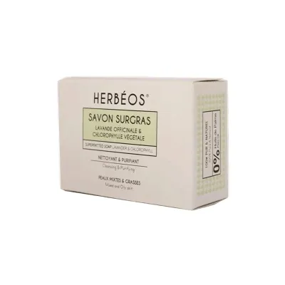 HERBEOS SAVON SURGRAS NETTOYANT PURIFIANT 100GR HERBEOS SAVON SURGRAS NETTOYANT PURIFIANT 100GR