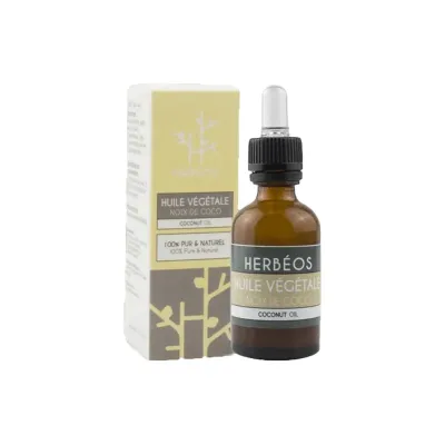 HERBEOS HUILE VEGETALE DE NOIX DE COCO 30ML
