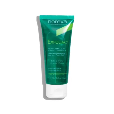 NOREVA EXFOLIAC GEL MOUSSANT DOUX 100ML