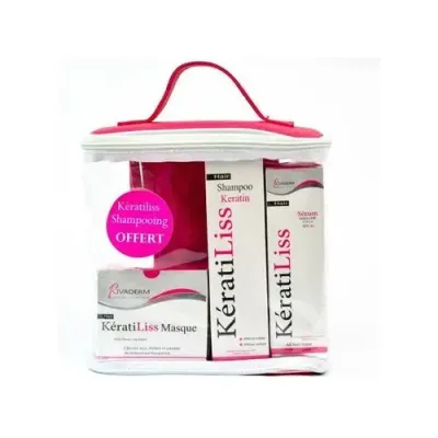 RIVADERM TROUSSE KERATILISS SHAMPOOING+MASQUE+SERUM OFFERT