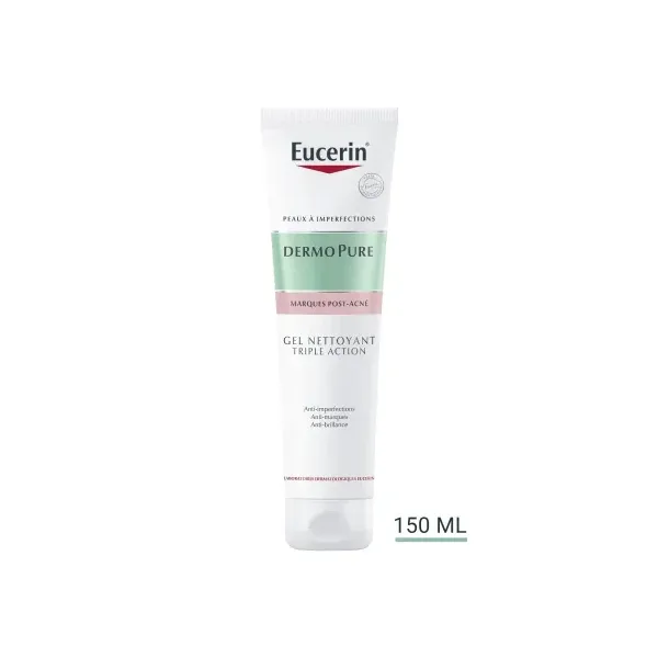 EUCERIN DERMOPURE GEL NETTOYANT TRIPLE ACTION 150ML