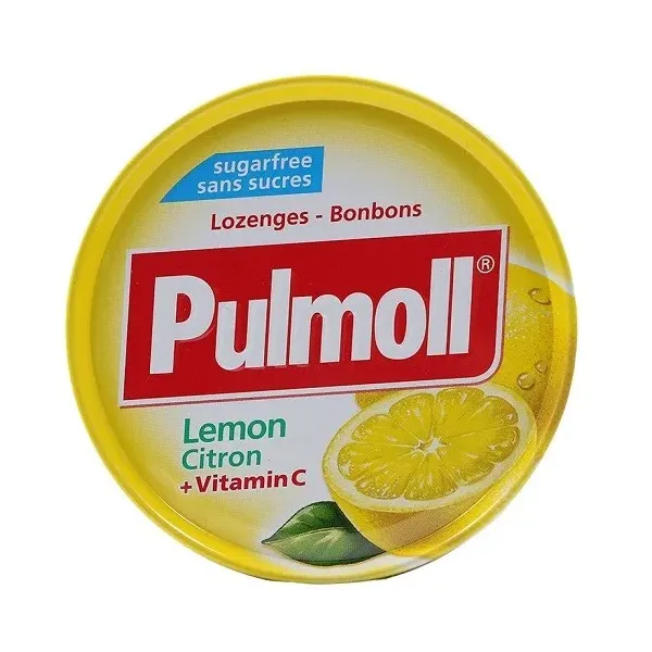 PULMOLL CITRON ET VITAMINE C SANS SUCRES 45G