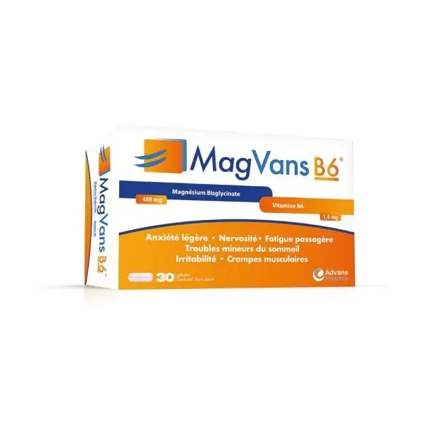 ADVANS PHARMA MAGVANS B6 30 GELULES