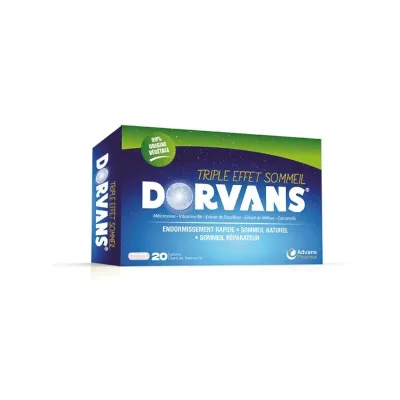 ADVANS PHARMA DORVANS TRIPLE EFFET SOMMEIL 20 GELULES
