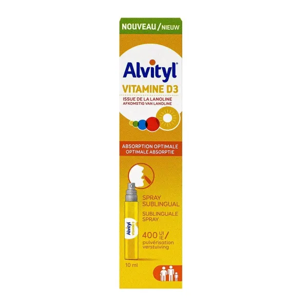 ALVITYL Vitamine D3 Spray Sublingual 10 ml