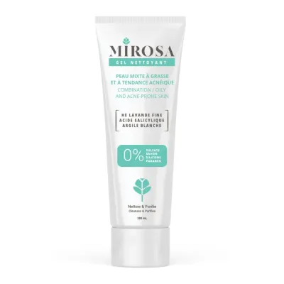 MIROSA GEL NETTOYANT PEAU MIXTE A GRASSE 200ML