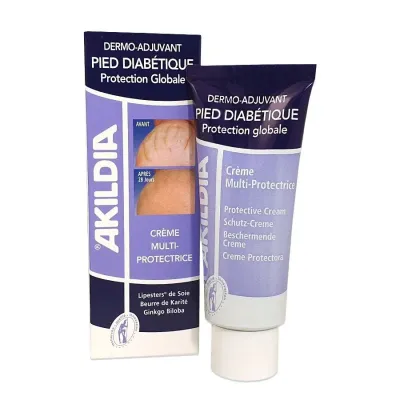 AKILEINE AKILDIA CREME PIED DIABETIQUE 75ML