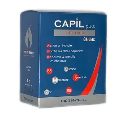 CAPIL PLUS ANTI CHUTE CHEVEUX 60 GELULES