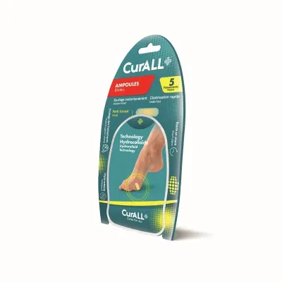 CURALL AMPOULES COTE DU PIEDS B/5