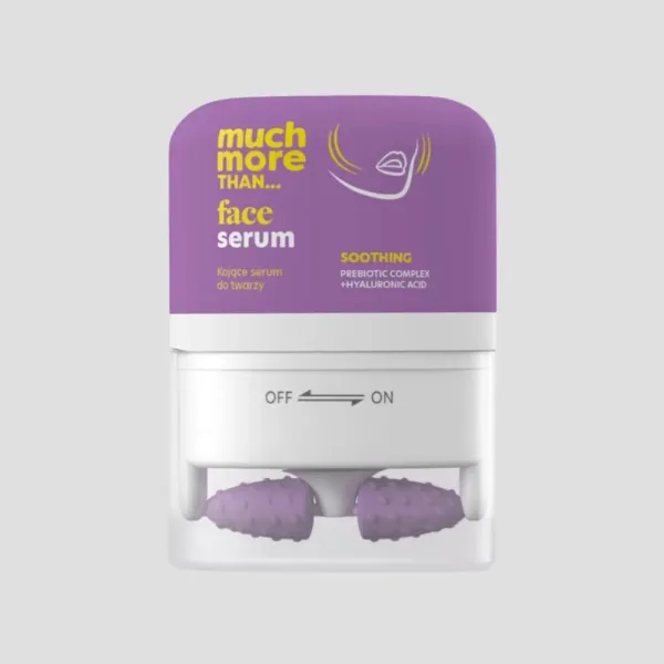 MUCH MORE THAN SERUM APAISANT VISAGE AVEC MASSEUR VIOLET 40ML