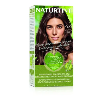 NATURTINT COLORATION PERMANANTE 5.7 CHATAIN CLAIR CHOCOLAT 170 ML