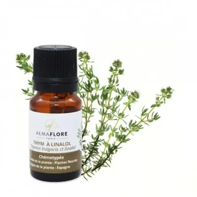 ALMAFLORE HUILE ESSENTIELLE DE THYM À THYMOL 10ML