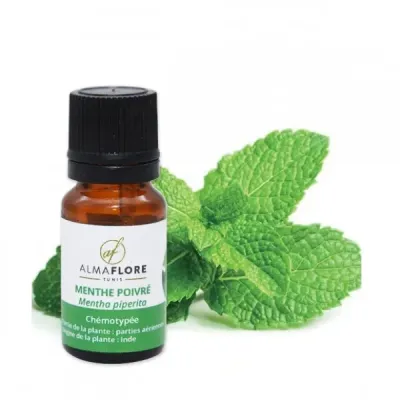 ALMAFLORE HUILE ESSENTIELLE MENTHE POIVRE 10ML