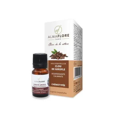 ALMAFLORE HUILE ESSENTIELLE DE CLOUS DE GIROFLE BIO 10ML
