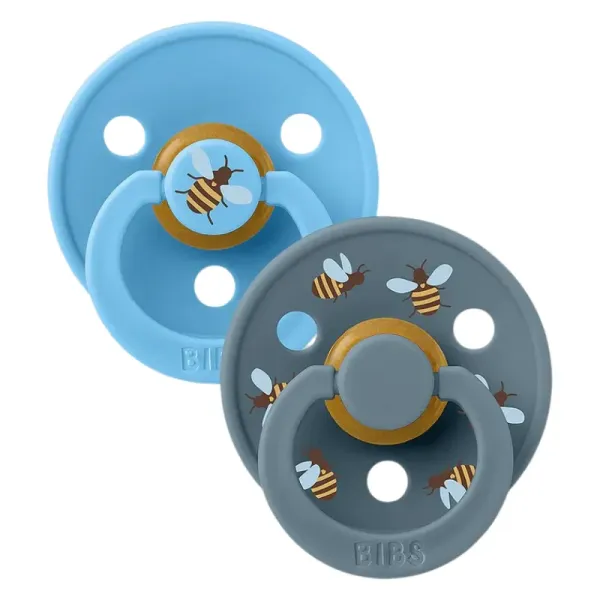 BIBS 02 SUCETTES NATURAL RUBBER BUMBLEBEE LATEX SIZE 2