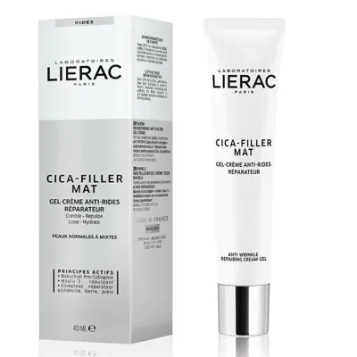 LIERAC CICA-FILLER GEL-CREME MAT ANTI-RIDES REPARATEUR 40ML