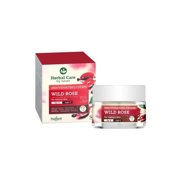 FARMONA HERBAL CARE CREME DE NUIT REGENERATRICE A LA ROSE SAUVAGE 50 ML