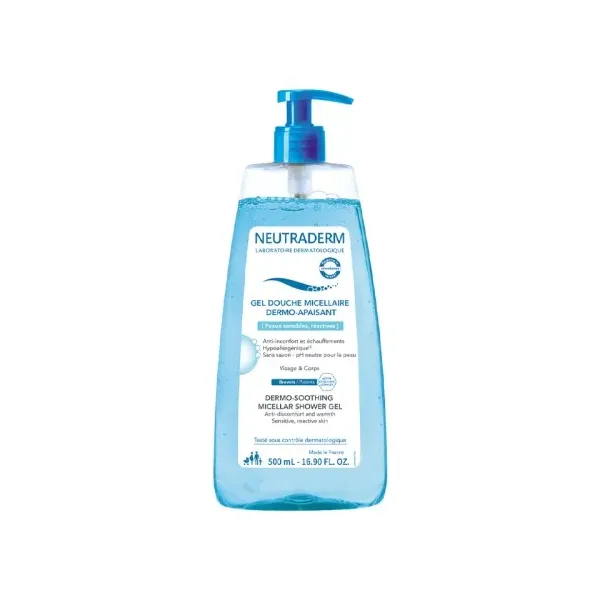 NEUTRADERM GEL DOUCHE MICELLAIRE DERMO-APAISANT 500ML