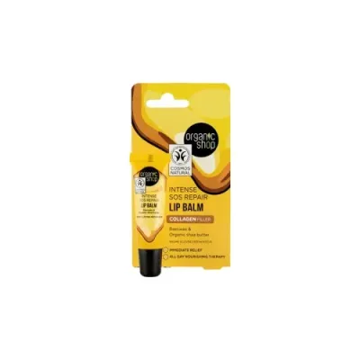 ORGANIC SHOP INTENSE SOS REPAIR LIP BALM 10ML ORGANIC SHOP INTENSE SOS REPAIR LIP BALM 10ML