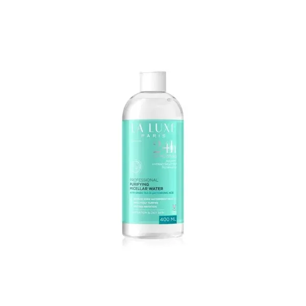 LA LUXE PARIS EAU MICELLAIRE PURIFIANTE AU THE VERT ET ACIDE LACTOBIONIQUE 400ML