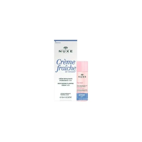 NUXE CREME REPULPANTE HYDRATANTE 30ML+EAU MICELLAIRE 50ML