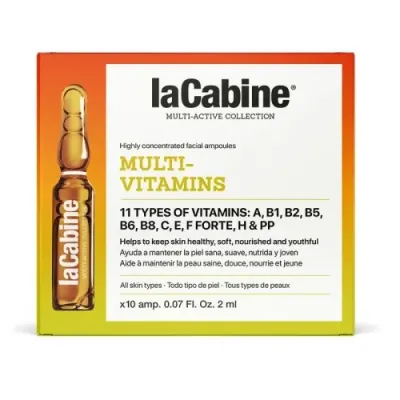 LA CABINE AMPOULES MULTIVITAMINES 10X2ML LA CABINE AMPOULES MULTIVITAMINES 10X2ML