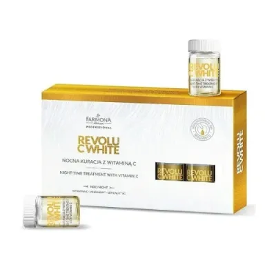 FARMONA REVOLU C WHITE NIGHT TIME TREATMENT WITH VITAMIN C 5ML*5 AMOUPLES FARMONA REVOLU C WHITE NIGHT TIME TREATMENT WITH VITAMIN C 5ML*5 AMOUPLES