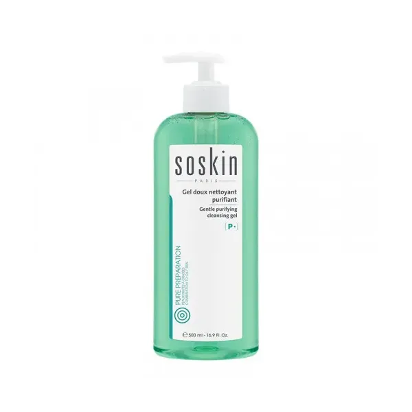 SOSKIN GEL DOUX NETTOYANT PURIFIANT 500ML