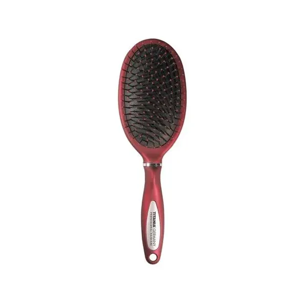 TITANIA BROSSE PNEUMATIQUE ROUGE A 10 RANGEES 1631