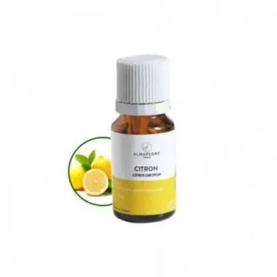 ALMAFLORE Huile Essentielle de Citron jaune BIO. 10ML ALMAFLORE Huile Essentielle de Citron jaune BIO. 10ML