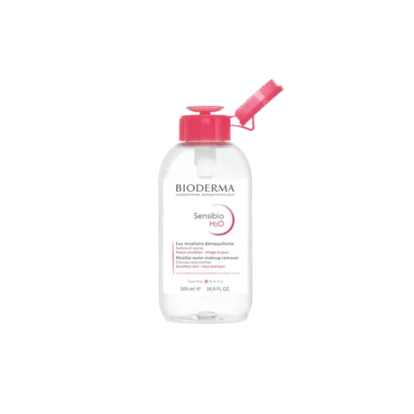 BIODERMA SENSIBIO H2O EAU MICELLAIRE POMPE INVERSEE 500ML