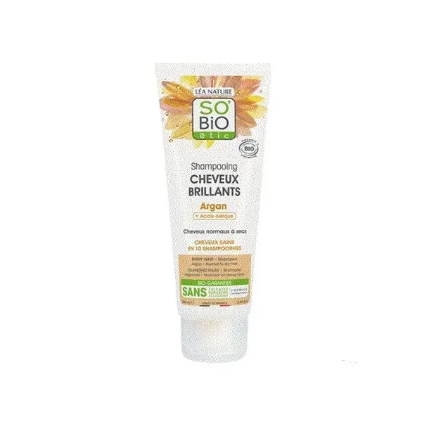 SO BIO SHAMPOOING CHEVEUX BRILLANTS ARGAN 250ML