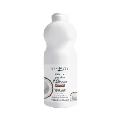 BYPHASSE FAMILY APRES SHAMPOOING COCO CHEVEUX COLORES 400ML BYPHASSE FAMILY APRES SHAMPOOING COCO CHEVEUX COLORES 400ML
