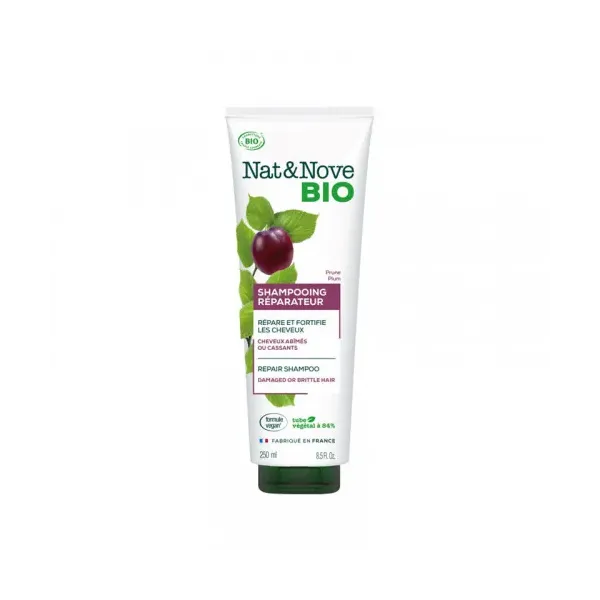 NAT&NOVE BIO SHAMPOOING REPARATEUR A L'EXTRAIT DE PRUNE 250ML