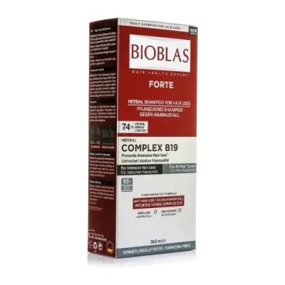 BIOBLAS FORTE SHAMPOOING ANTI CHUTE INTENSIVE COMPLEX B19 360ML