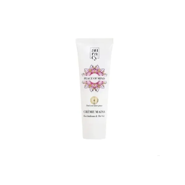 AURACY PEACE OF MIND CREME MAINS ROSE INDIENNE&THE VERT 75GR