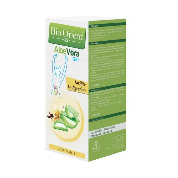 BIO ORIENT VERALAX GEL ALOE VERA 250ML GOUT VANILLE