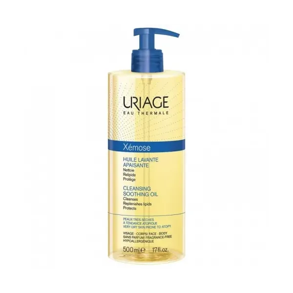 URIAGE XEMOSE HUILE LAVANTE APAISANTE 500ML
