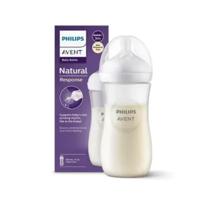 AVENT NATURAL RESPONSE BIBERON ANTI COLIQUE 3M+ 330ML SCY906/01 AVENT NATURAL RESPONSE BIBERON ANTI COLIQUE 3M+ 330ML SCY906/01