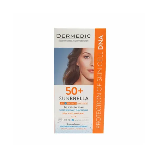 DERMEDIC SUNBRELLA ECRAN SPF50+ PEAUX NORMALES A SECHES 40ML