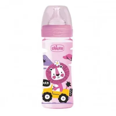 BIBERON WELL BEING EN POLYPROPYLENE 250 ML FLUX MOYEN 2M+