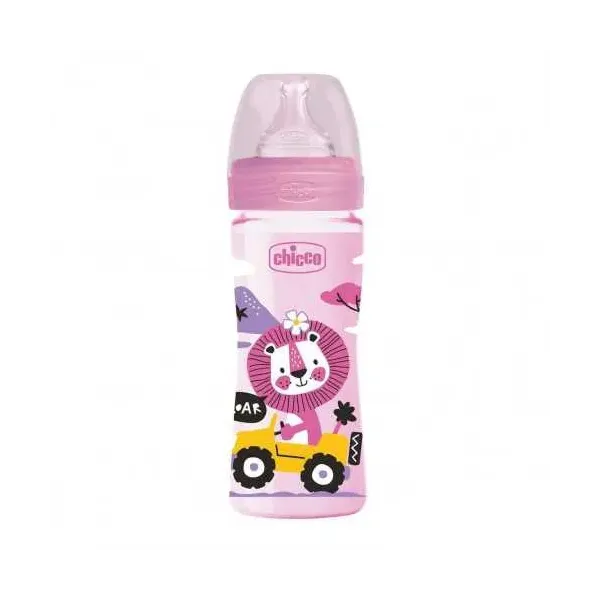 BIBERON WELL BEING EN POLYPROPYLENE 250 ML FLUX MOYEN 2M+
