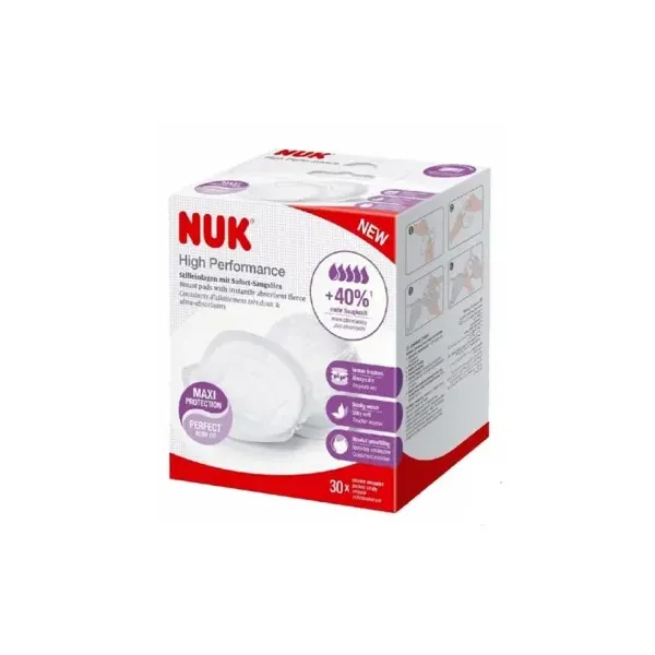 NUK COUSSINETS D'ALLAITEMENTS HIGH PERFORMANCE 30 PIECES