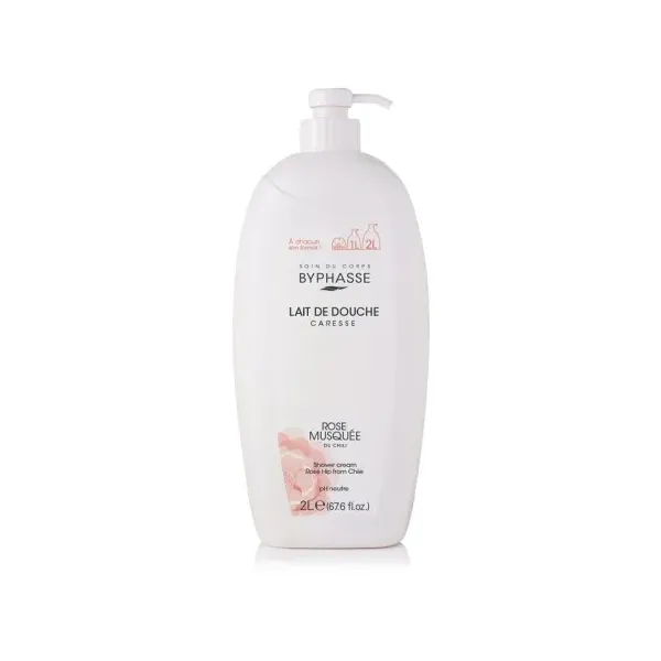 BYPHASSE CARESSE LAIT DE DOUCHE ROSE MUSQUEE 2L