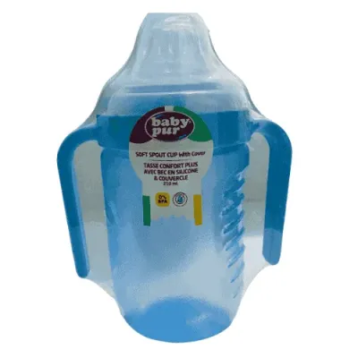BABY PUR TASSE CONFORT+ AVEC BEC  EN SILICONE ET COUVERCLE 210ML 78005
