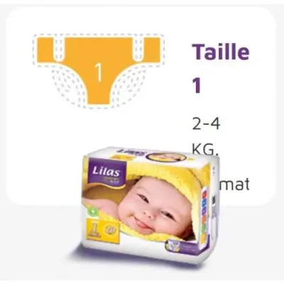 LILAS CONFORT MAX ACTIF COUCHE BB 2-4 KG 20 PIECES