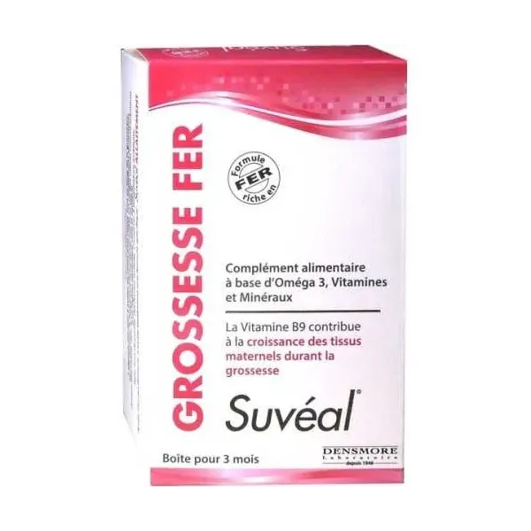 SUVEAL GROSSESSE FER 30 CAPSULES