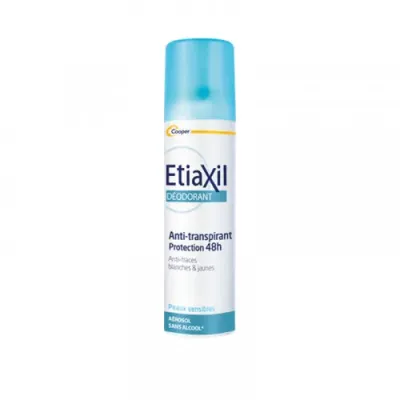 ETIAXIL AEROSOL DEODORANT ANTI TRANSPIRANT 48H ANTI TRACES 150ML