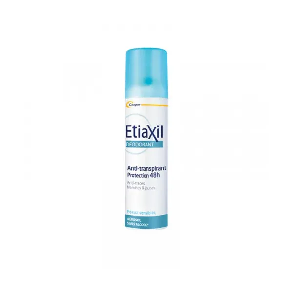 ETIAXIL AEROSOL DEODORANT ANTI TRANSPIRANT 48H ANTI TRACES 150ML