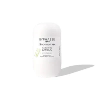 BYPHASSE DEODORANT ROLL ON ANTI TACHES BAMBOU 50ML BYPHASSE DEODORANT ROLL ON ANTI TACHES BAMBOU 50ML